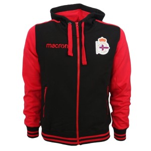 FELPA ROSSO/NERA DEPORTIVO LA CORUNA MACRON - 1