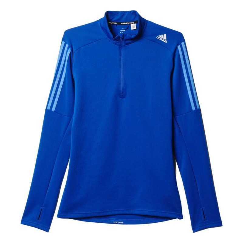 felpa running rs ls adidas blu ADIDAS - 1
