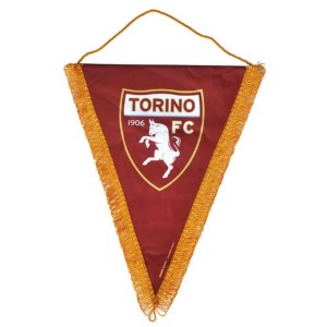 GAGLIARDETTO TRIANGOLARE LOGO TORINO GIEMME - 1