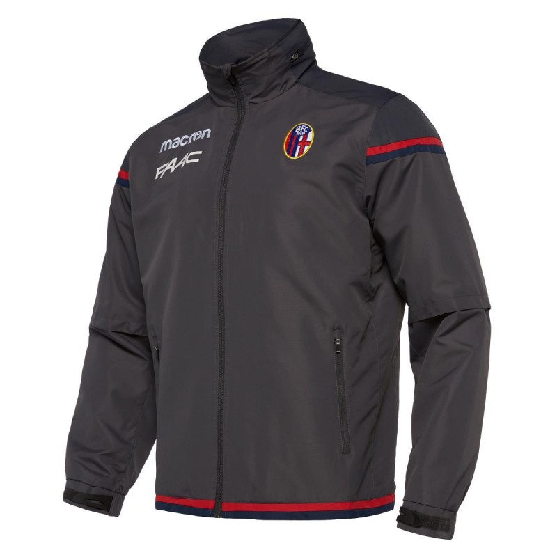 FC BOLOGNA WINDPROOF JACKET GRAY MACRON - 1