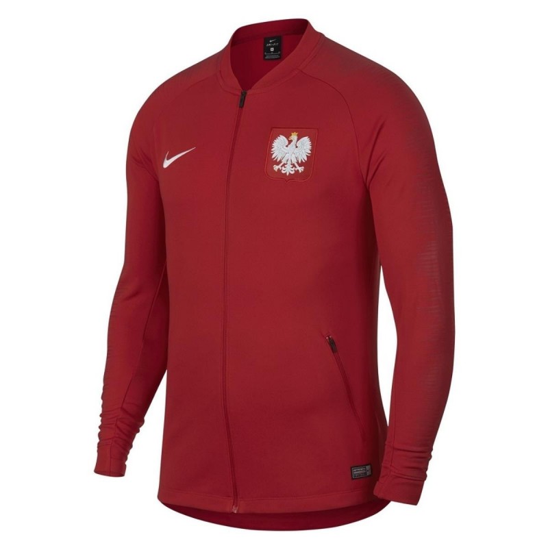 giacca full zip rossa polonia NIKE - 1