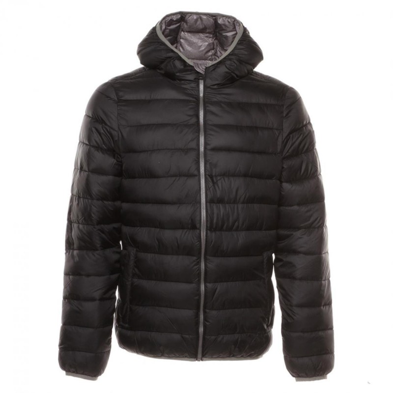 BLACK PADDED JACKET CHAMPION