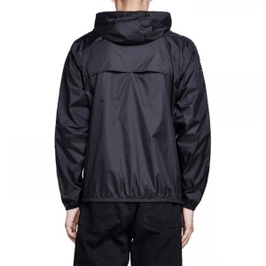 k-way banda nero mezza zip con cappuccio KWAY - 3