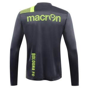 BOLOGNA JERSEY PREMATCH GREY ML MACRON - 2