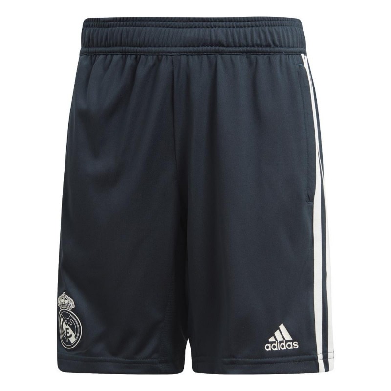 pantaloncini allenamento blu bambino real madrid ADIDAS - 1