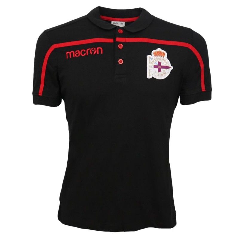 POLO NERA RCD DEPORTIVO LA CORUNA MACRON - 1