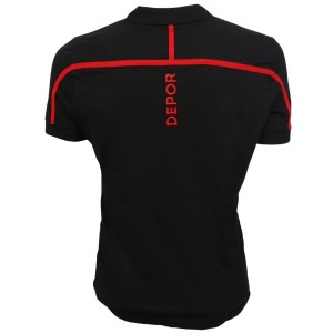 DEPORTIVO LA CORUNA POLO BLACK MACRON - 2