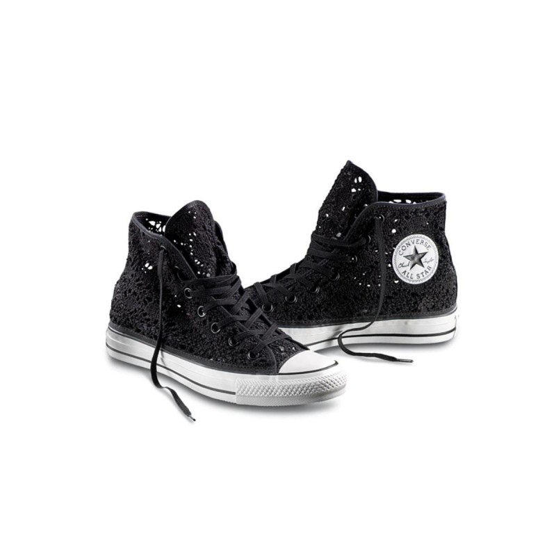 scarpe converse all star hi crochet nere CONVERSE - 1