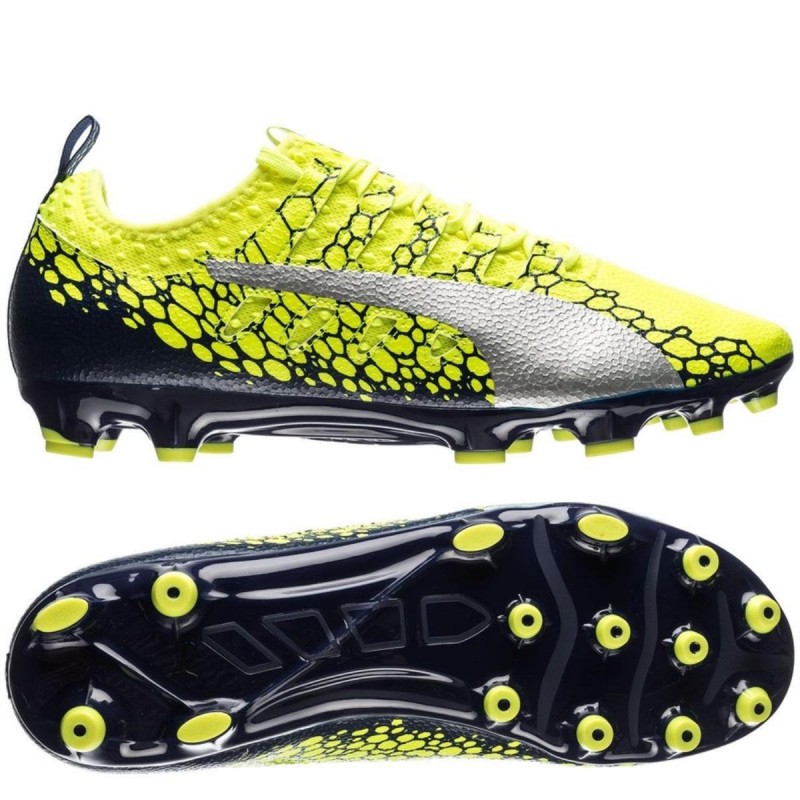 PUMA EVO POWER VIGOR 2 GRAPHIC YELLOW FOOTBALL SHOES PUMA - 1