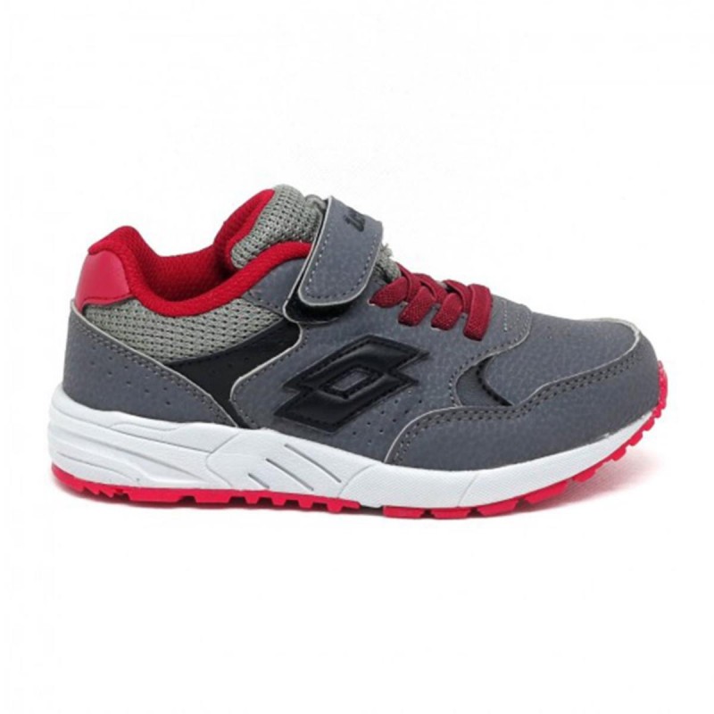 scarpe grigio/rosse strada vi bambino lotto LOTTO - 1