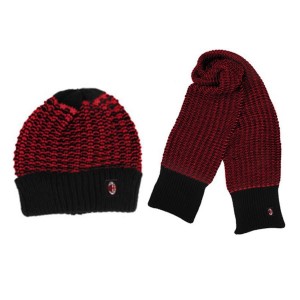 SET CAPPELLO E SCIARPA ROSSONERO KIDS AC MILAN ENZO CASTELLANO - 1