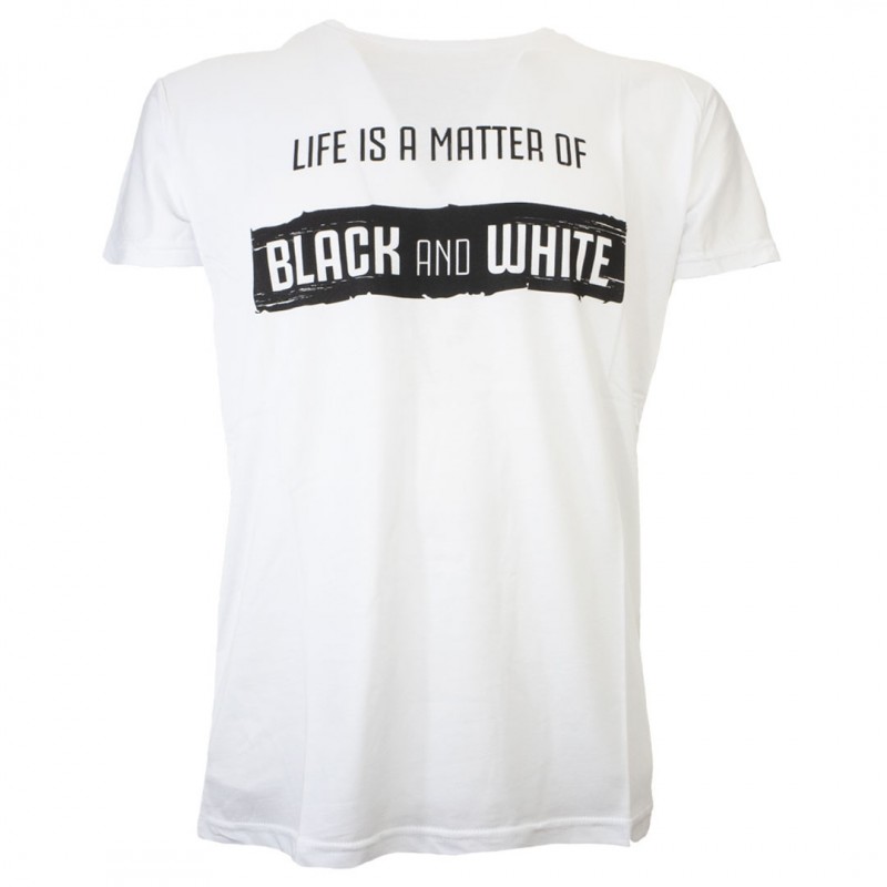 T-SHIRT BIANCA BLACK AND WHITE JUVENTUS MIGLIARDI - 1