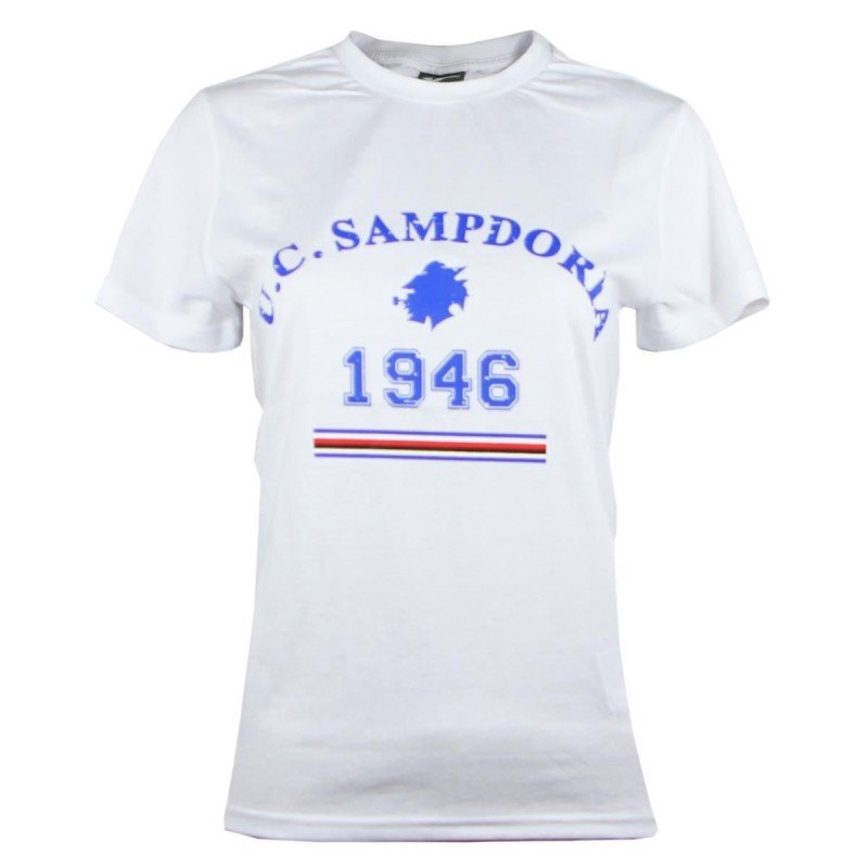 T-SHIRT DONNA BIANCA 1946 SAMPDORIA JOMA - 1