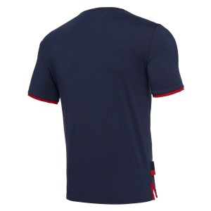 T-SHIRT NAVY 1909 BFC BOLOGNA MACRON - 2