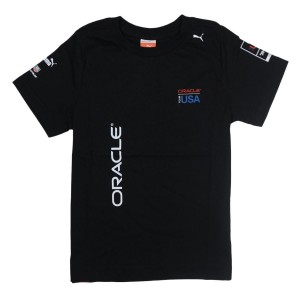 t-shirt nera bambino team oracle PUMA - 1
