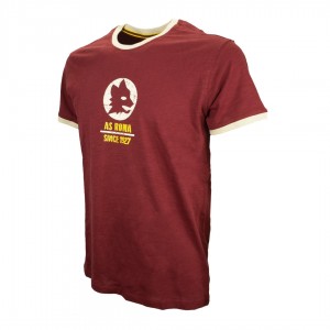 T-SHIRT ROMA BAMBINO ROSSA VINTAGE MIGLIARDI - 3