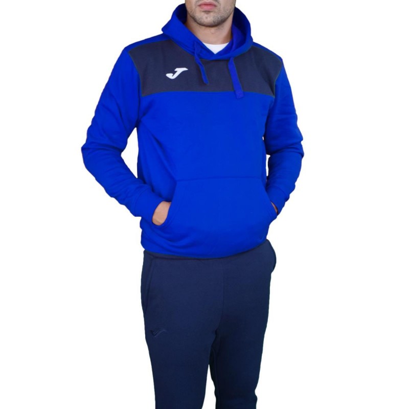 TUTA FELPATA SPORT CON CAPPUCCIO ROYAL JOMA JOMA - 1