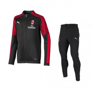 TUTA AC MILAN NERA PUMA BAMBINO 2019/2020 PUMA - 1