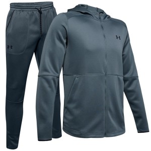 TUTA ANTRACITE WARM UP CON CAPPUCCIO UNDER ARMOUR UNDER ARMOUR - 3