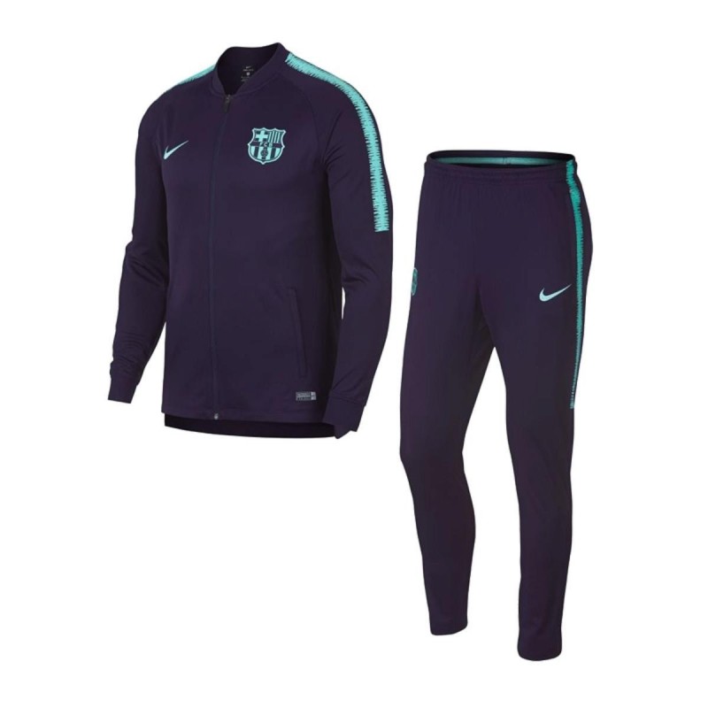 tuta dri fit squad blu bambino barcellona 2018/2019 NIKE - 1