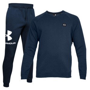 tuta felpata blu girocollo under armour UNDER ARMOUR - 3