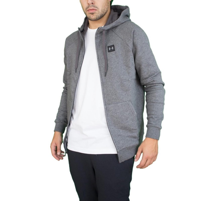 FLEECE TRACKSUIT GRAY WITH HOOD UNDER ARMOR