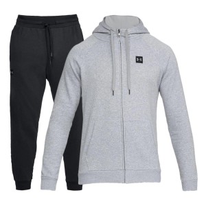 tuta felpata con cappuccio grigio chiara under armour UNDER ARMOUR - 3