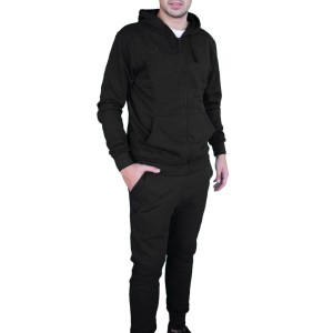 BLACK JOMA FLEECE HOODED TRACKSUITS JOMA - 1