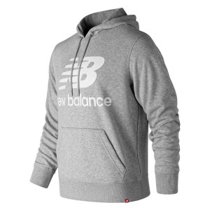 GRAY NEW BALANCE FLEECE SWEATSHIRT NEW BALANCE - 2