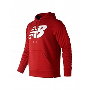 tuta felpata rossa/grigia con cappuccio new balance NEW BALANCE - 2