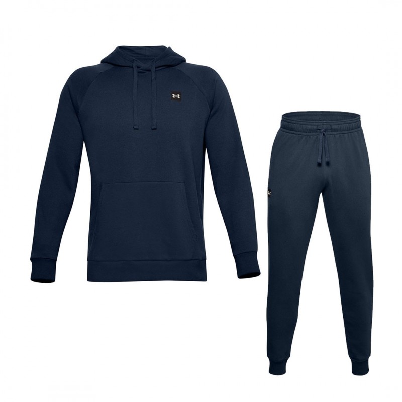 TUTA FELPATA UNDER ARMOUR NAVY CON CAPPUCCIO UNDER ARMOUR - 1