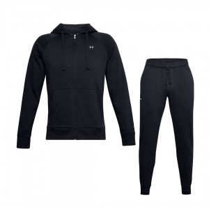 BLACK FULL ZIP TRACKSUIT UNDER ARMOR UNDER ARMOUR - 1