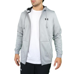 GRAY FULL ZIP TRACKSUIT WITH HOOD UNDER ARMOR UNDER ARMOUR - 1