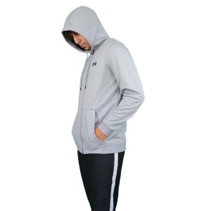 TUTA FULL ZIP GRIGIA CON CAPPUCCIO UNDER ARMOUR UNDER ARMOUR - 3