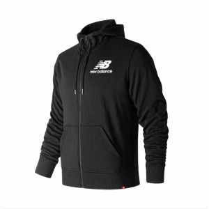 tuta full zip nera con cappuccio new balance NEW BALANCE - 2