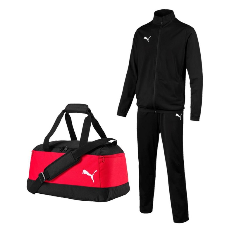 tuta liga nera con borsone sport rosso puma PUMA - 1