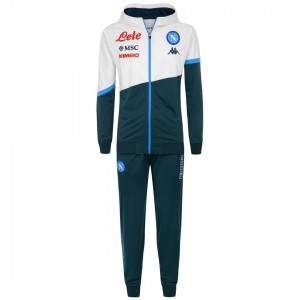 TUTA NAPOLI ACETATA CON CAPPUCCIO VERDE 2020/2021 Kappa - 1