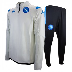 NAPOLI EURO TRAINING TRACKSUIT HALF ZIP LIGHT GREY 2019/2020 Kappa - 1