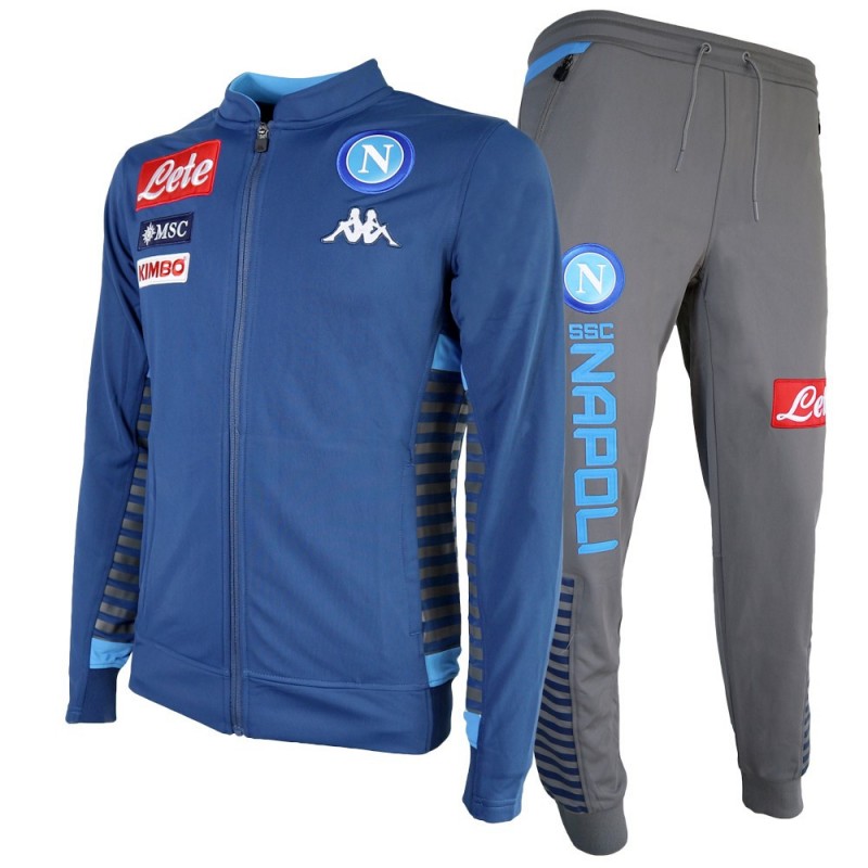 SSC NAPOLI TRACKSUIT PRO BLUE 19/20 Kappa - 1