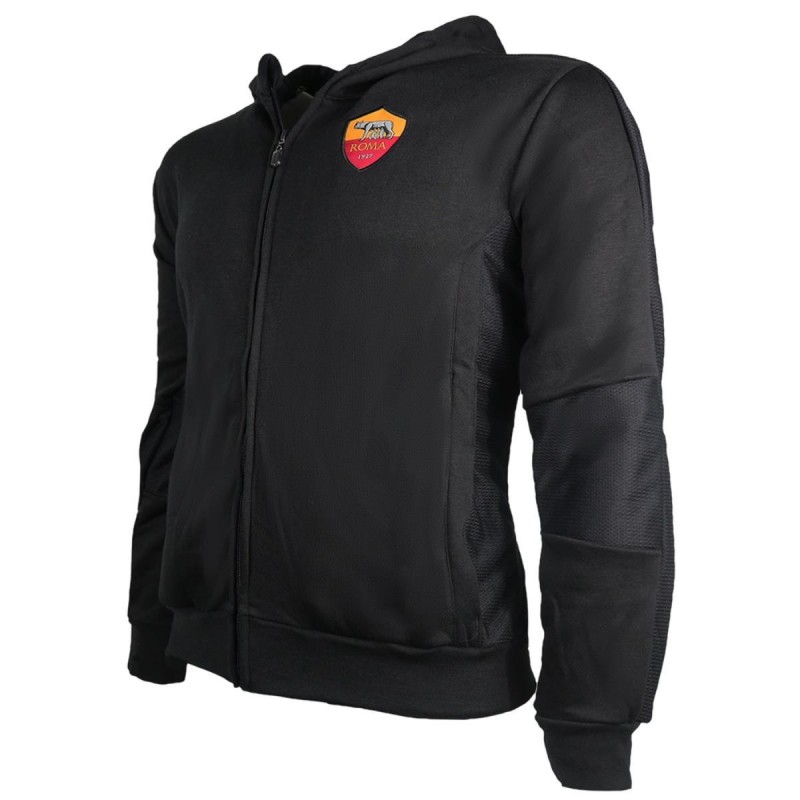 AS ROMA FELPA CON CAPPUCCIO NERA AMISTAD - 1
