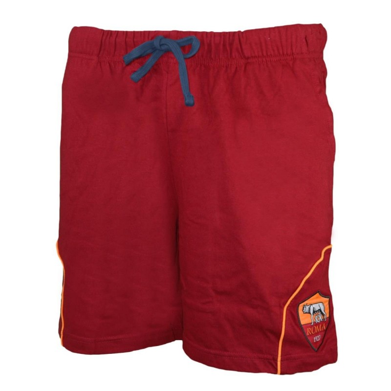 AS ROMA RED BLUE FREETIME SHORTS