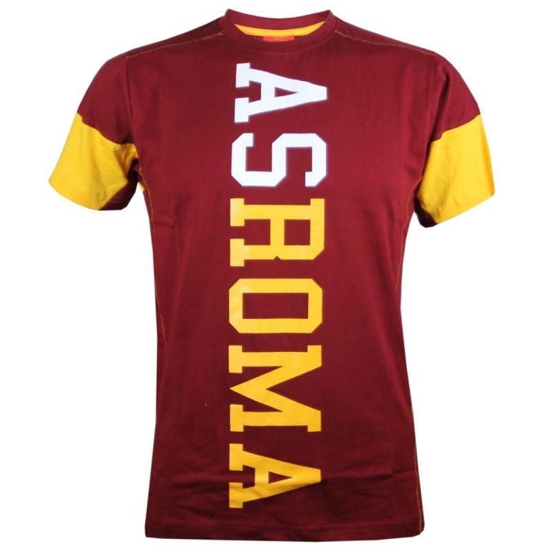 AS ROMA T-SHIRT GIALLO/ROSSA BAMBINO AMISTAD - 1