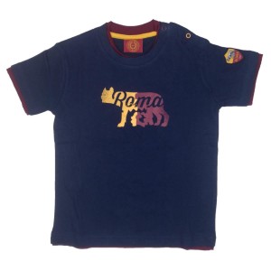 AS ROMA T-SHIRT LUPA BLU INFANT AMISTAD - 1