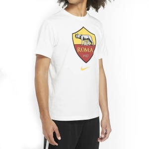 AS ROMA T-SHIRT TEE EVERGREEN BIANCA NIKE - 1