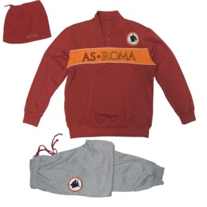 AS ROMA TUTA BAMBINO HOMEWEAR ROSSO AMISTAD - 1