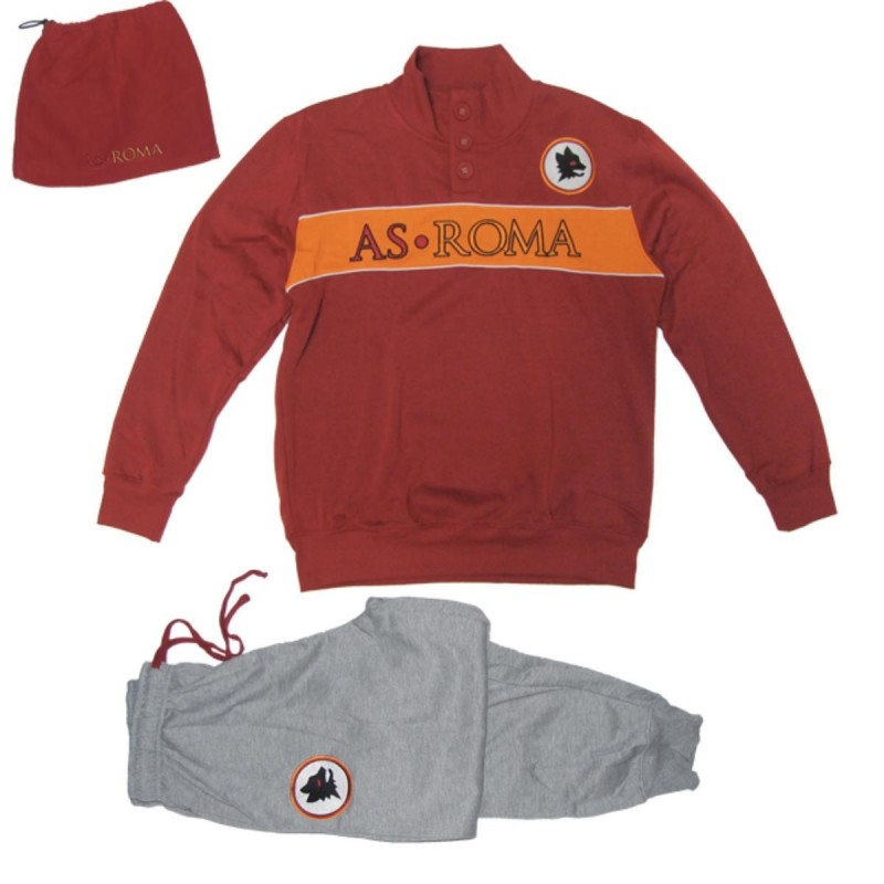 AS ROMA TUTA BAMBINO HOMEWEAR ROSSO AMISTAD - 1