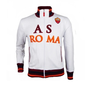 AS ROMA TUTA FELPATA FULL ZIP BIANCA BAMBINO AMISTAD - 2