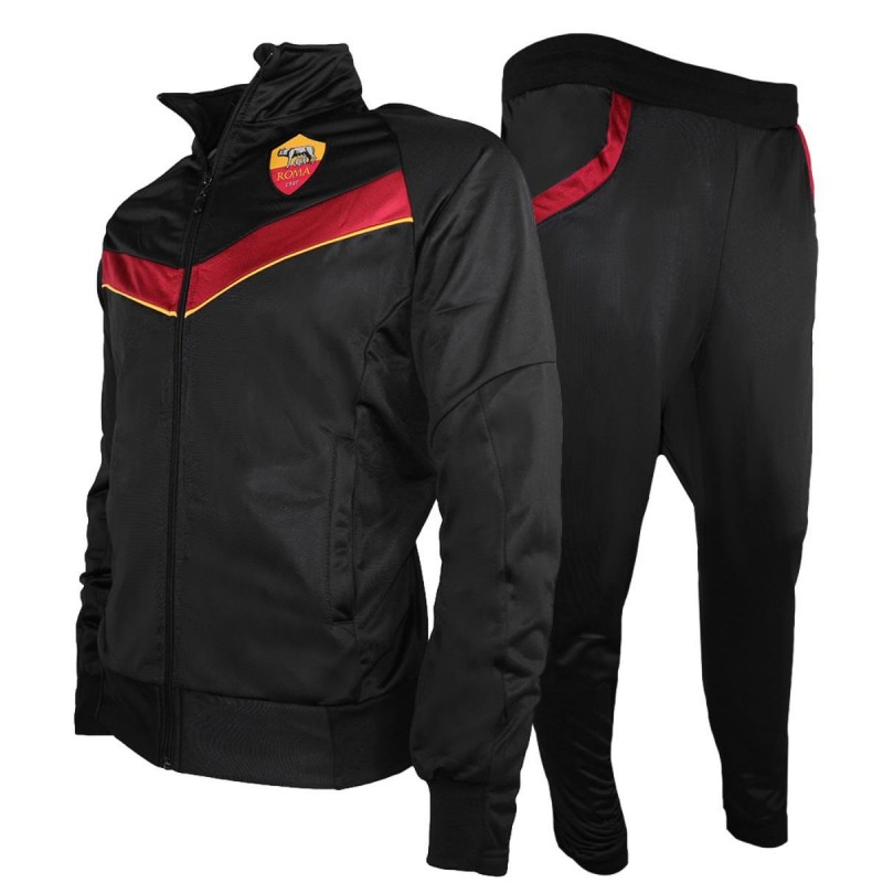 AS ROMA TUTA SPORT ACETATA NERA AMISTAD - 1