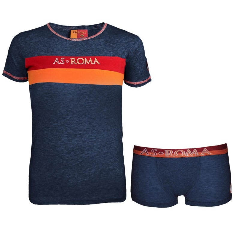 completo intimo antracite con boxer bambino AMISTAD - 1