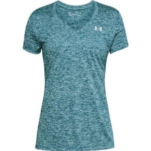 t-shirt azzurra donna tech under armour UNDER ARMOUR - 1